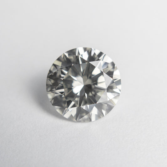 2.01ct 8.07x8.01x5.03mm GIA SI1 Fancy Grey Round Brilliant 18868-01 - Misfit Diamonds
