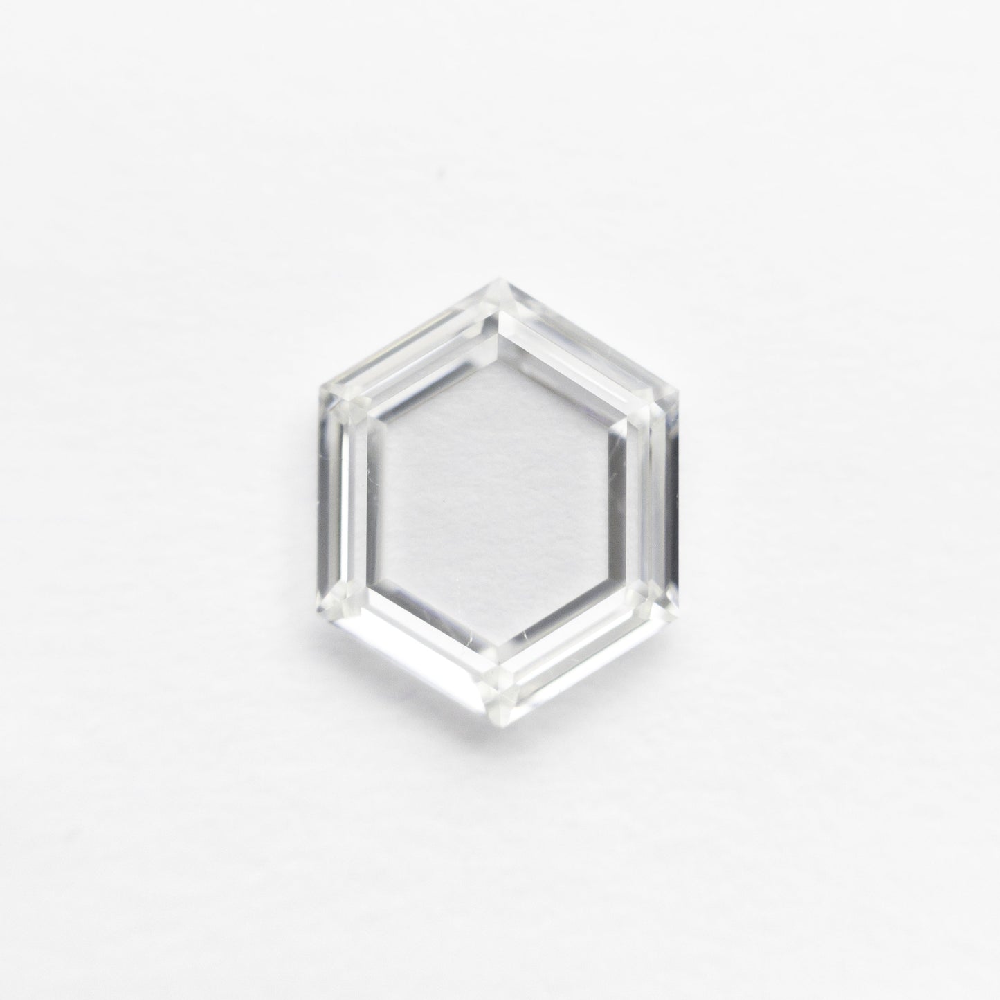 1.08ct 8.24x6.63x1.91mm SI2 G Hexagon Portrait Cut 19854-29