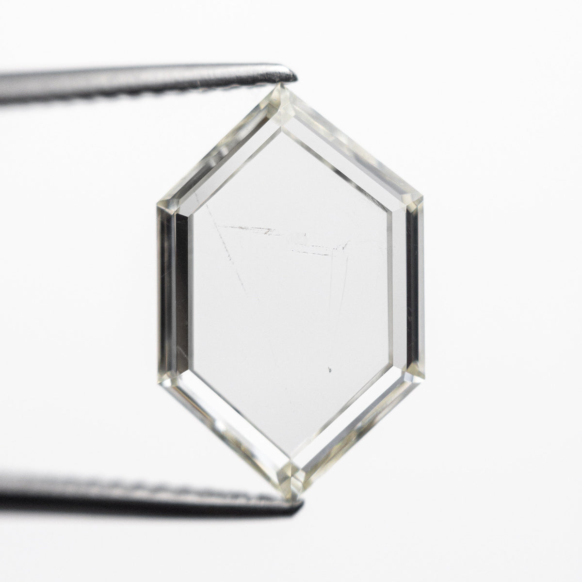 2.37ct 13.28x8.43x2.07mm SI2 O-P Hexagon Portrait Cut 21688-01