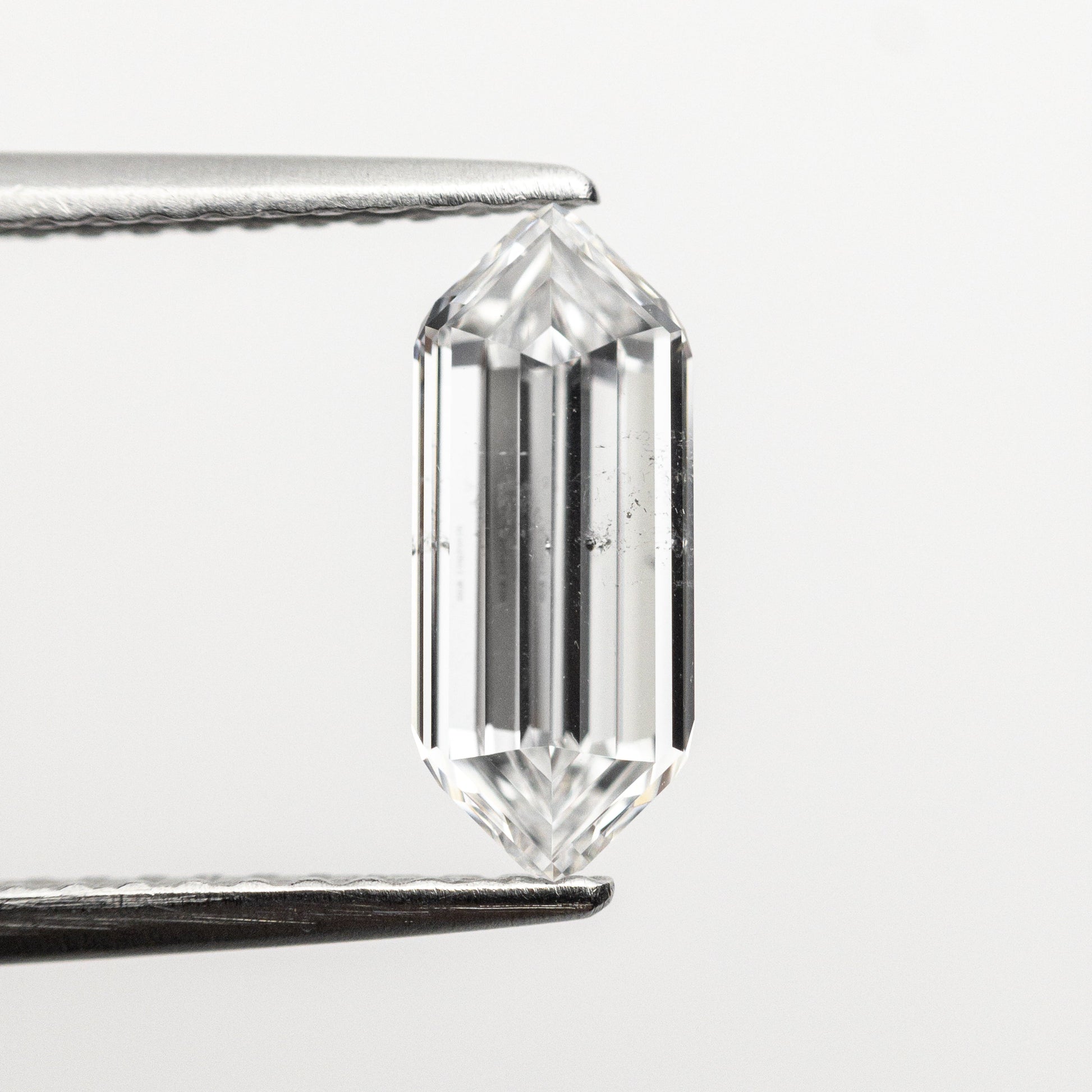 1.01ct 10.12x4.18x2.42mm GIA SI2 D Hexagon Step Cut 22621-01