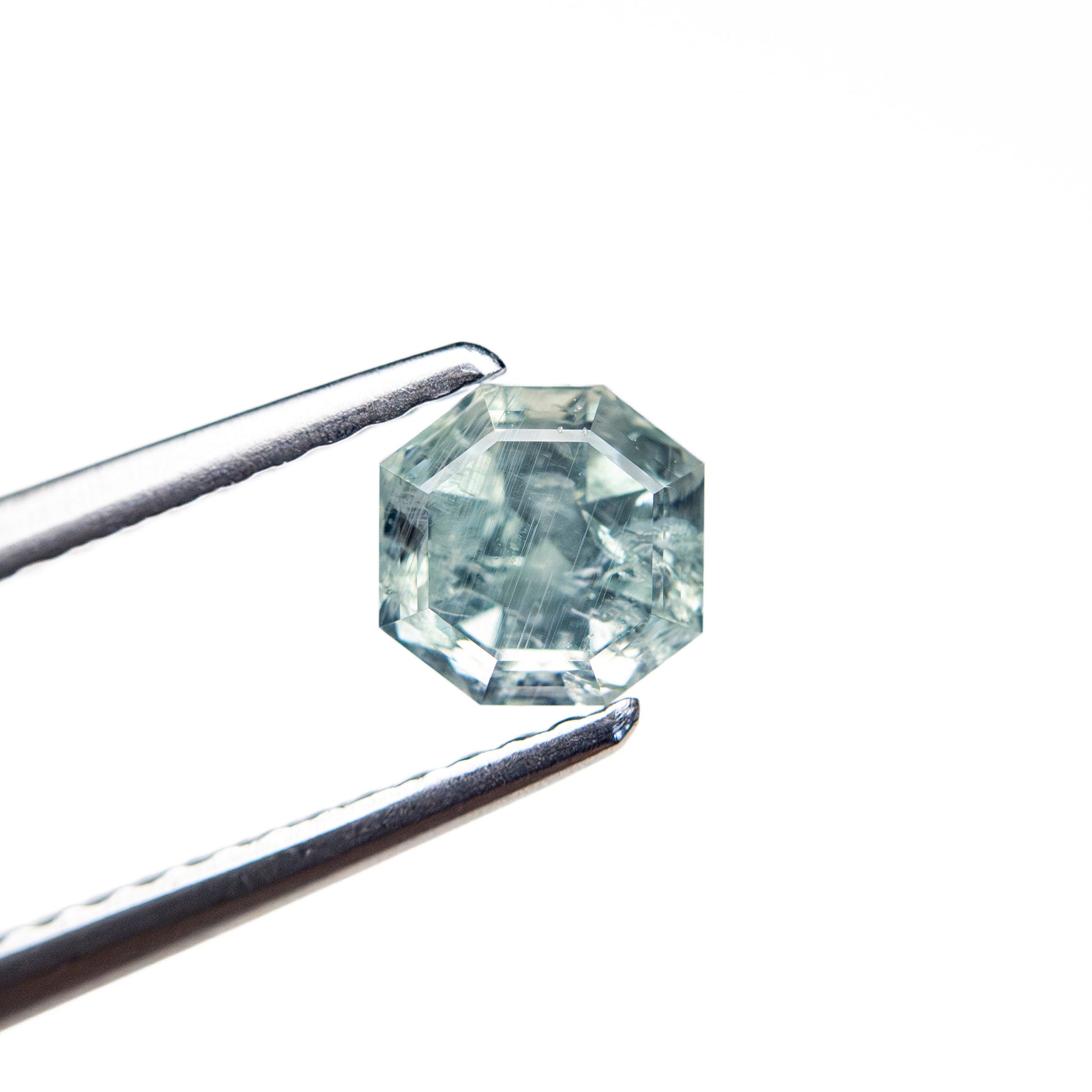 0.86ct 4.99x4.92x4.01mm Cut Corner Square Step Cut Sapphire 23903-14