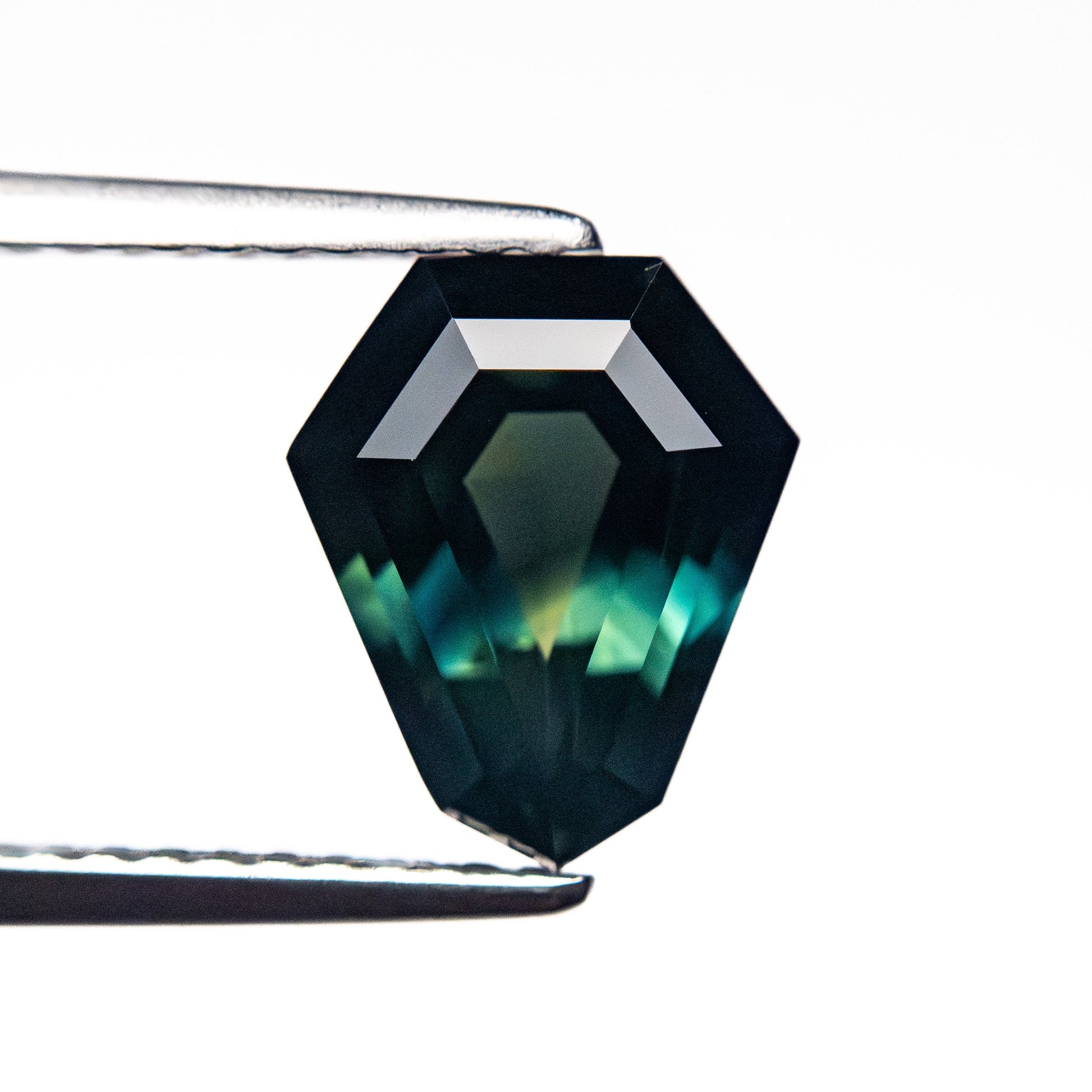 2.19ct 9.29x7.71x4.39mm Shield Step Cut Sapphire 26726-01