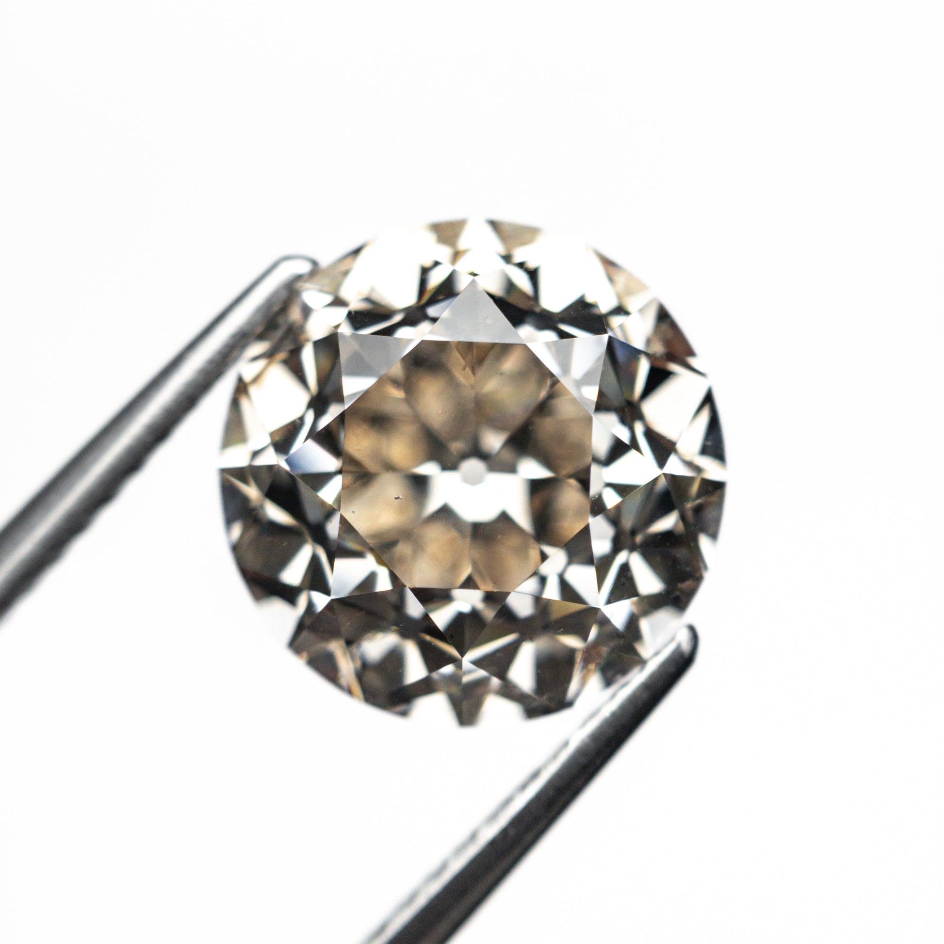 5.10ct 10.30x10.26x7.27mm GIA SI1 Q-R Modern Antique Old European Cut 27077-01