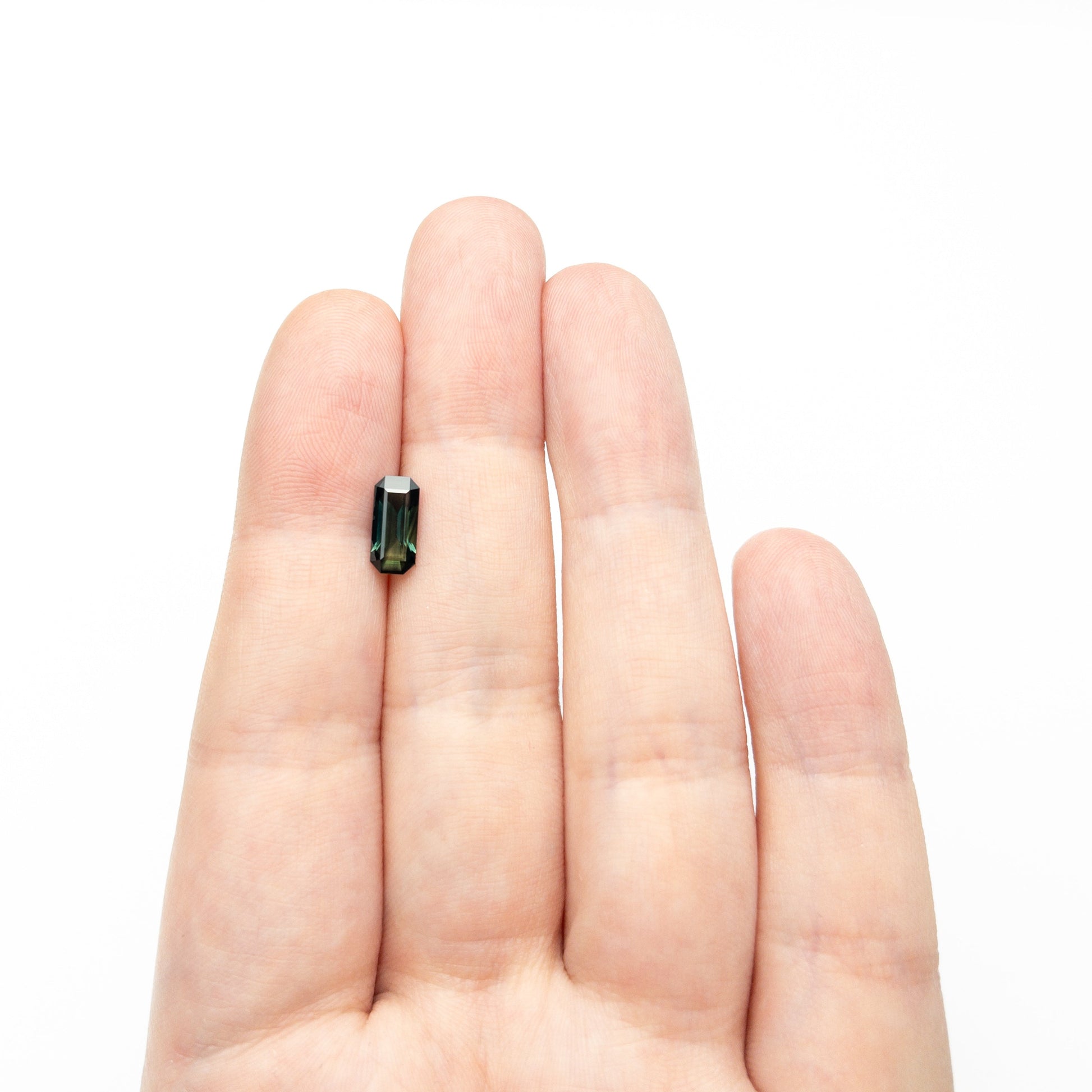 1.38ct 9.66x4.50x3.35mm Cut Corner Rectangle Step Cut Sapphire 27305-01