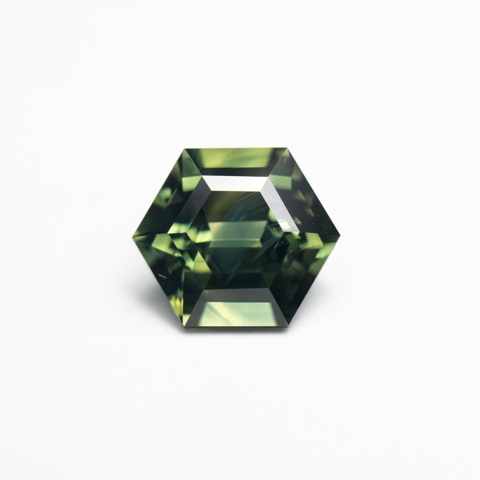 2.21ct 8.35x7.26x4.85mm Hexagon Step Cut Sapphire 27321-01