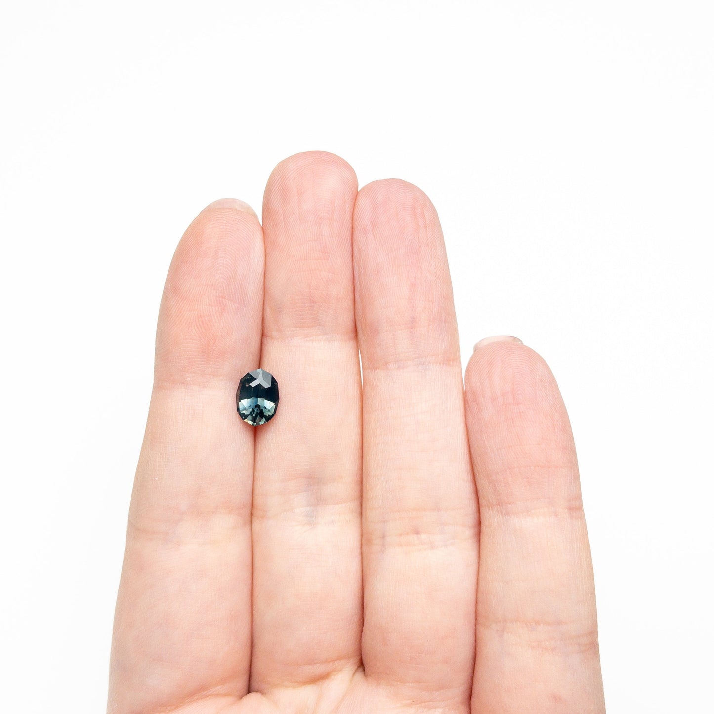 1.62ct 8.32x6.20x4.19mm Geo Oval Step Cut Sapphire 27437-01