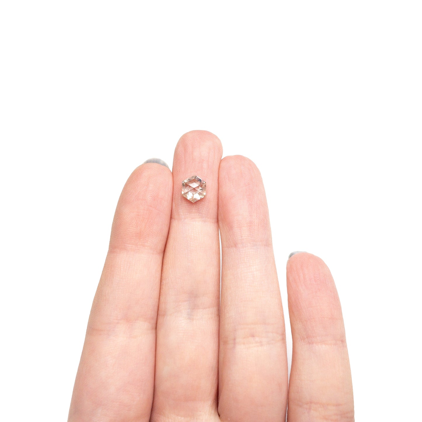 1.54ct 7.59x6.57x3.89mm Hexagon Rosecut 27537-06
