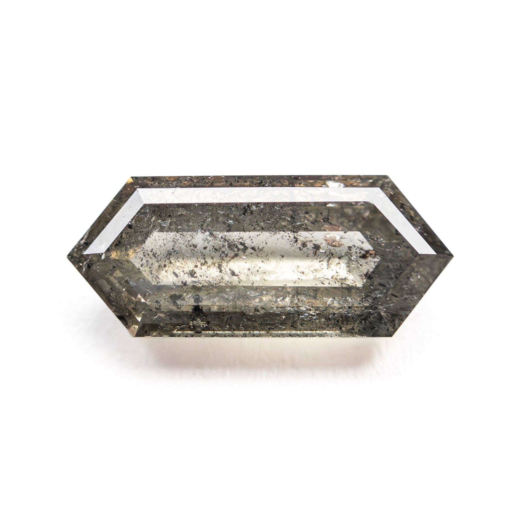 2.19ct 12.67x5.30x3.21mm Hexagon Rosecut 27538-55