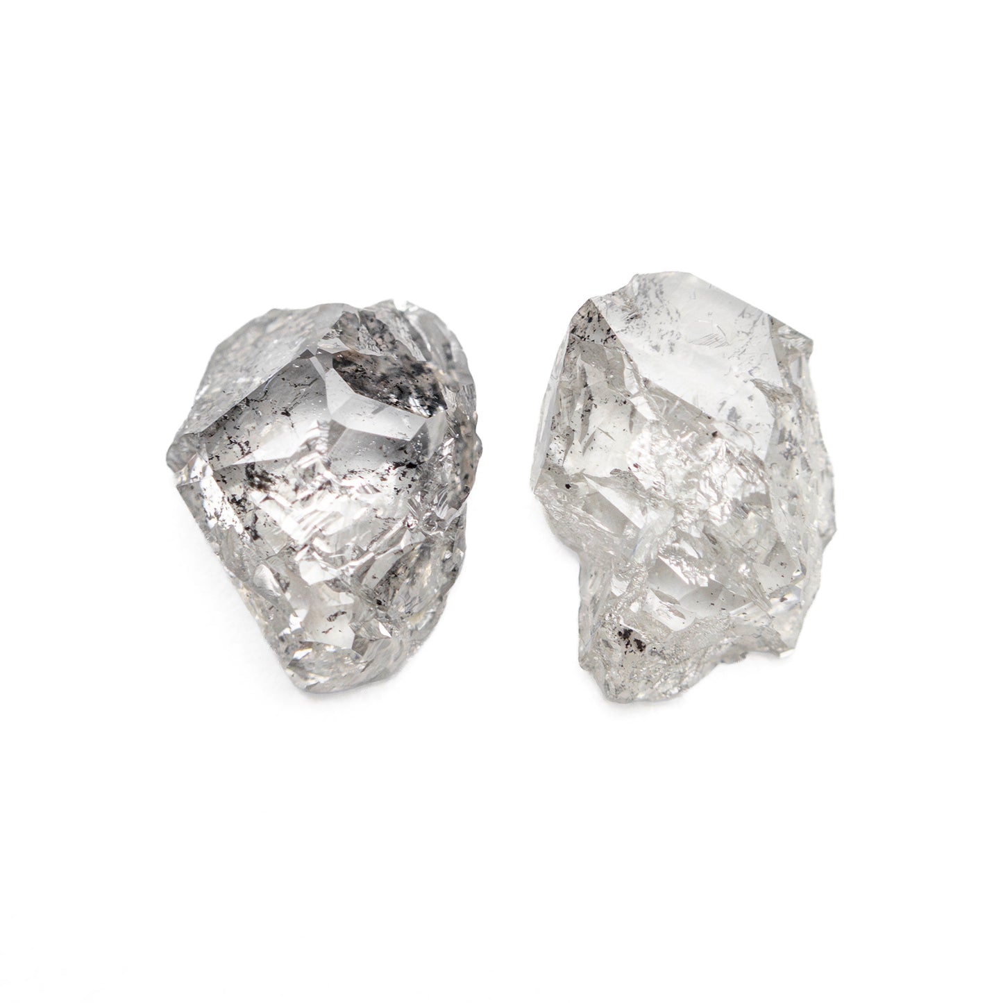 2.55cttw 2pc 7.93x6.39x3.01mm 8.60x6.19x2.94mm Polished Raw Diamond Matching Pair 🇨🇦 27698-01