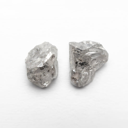 3.30cttw 2pc 8.32x6.09x4.01mm 8.63x7.03x3.74mm Polished Raw Diamond Matching Pair 🇨🇦 27968-01
