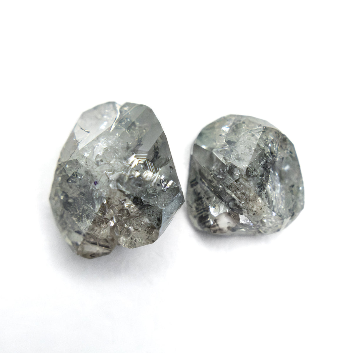 2.67cttw 2pc 8.32x6.80x4.01mm 6.62x6.17x3.03mm Polished Raw Diamond Matching Pair 🇨🇦 28182-01