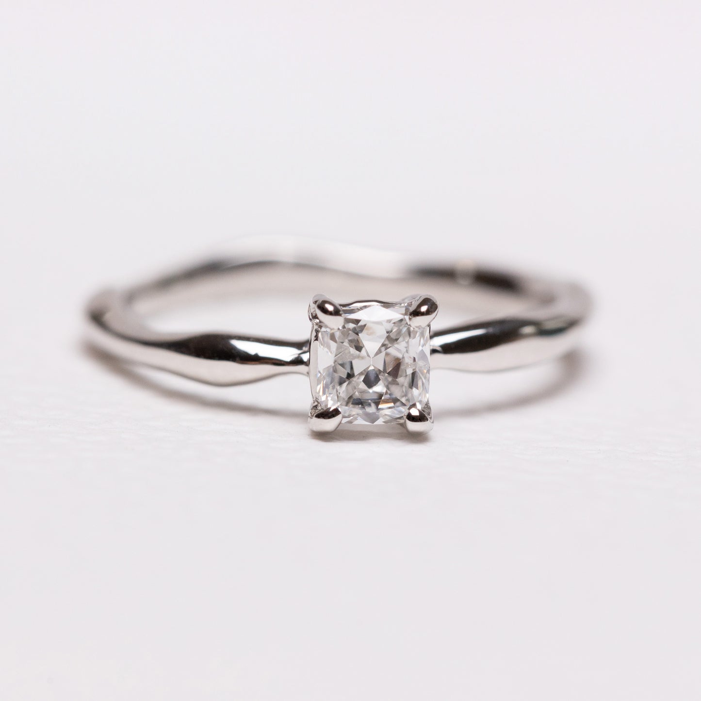 0.363ct Antique Diamond, Pt900, with Prongs