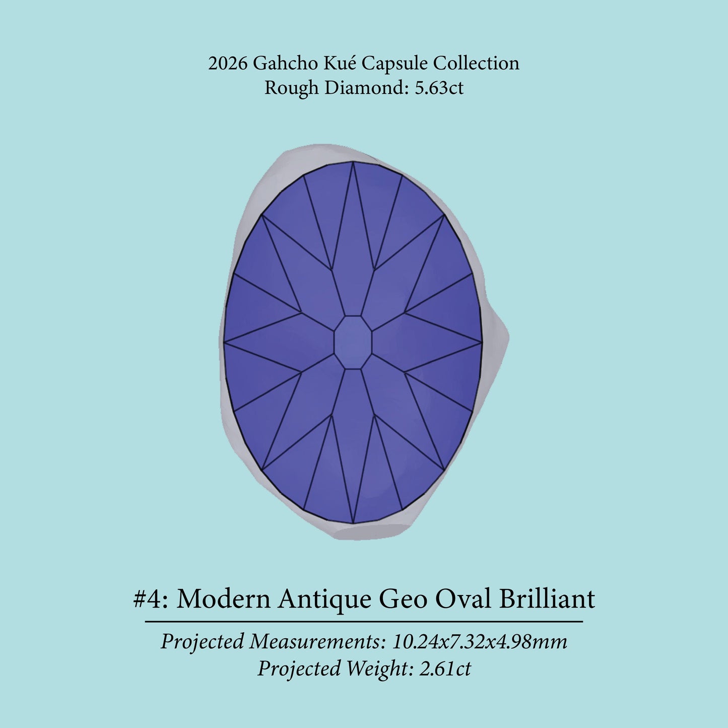 5.63ct VVS2 C2 Pre-Cut Canadian Champagne Diamond 27943